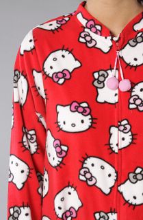 Hello Kitty Intimates The Cozy Night PJ Jumper in Red