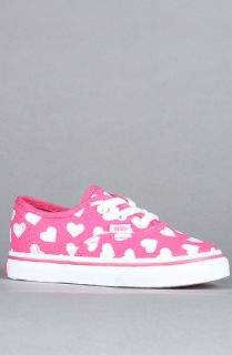 Vans Footwear The Toddler Authentic Sneaker in Pink Hearts  Karmaloop
