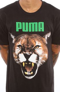Puma The Growling Cat Tee in Black Concrete
