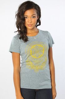 Obey The United Art Workers Triblend Classic Tee in Indian Teal