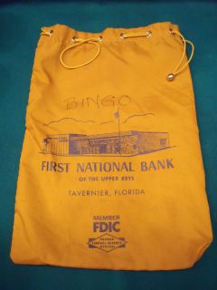 FIRST NATIONAL BANK of the UPPER KEYS TAVERNIER FLORIDA NYLON