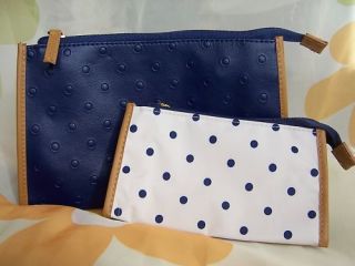 Estee Lauder Cosmetic Bag Blue Dots 2