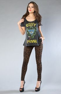 Obey The Poison Posse Mineral Wash Dolman Tee