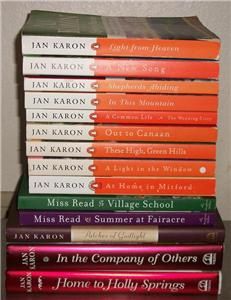 12 JAN KARON Christian Novels MITFORD 1 9, Father Tim, Patches of