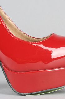 Sole Boutique The Lucky Dog Shoe in Patent Red