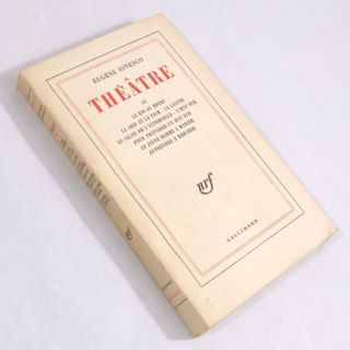 1968 THEATRE IV Eugene Ionesco French Language Book Drama Plays
