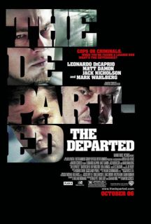 The Departed Movie Poster 2 Sided Original Rolled 27x40 Jack Nicholson