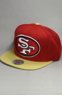 123SNAPBACKS San Francisco 49ers Snapback HatBig LogoRedYellow