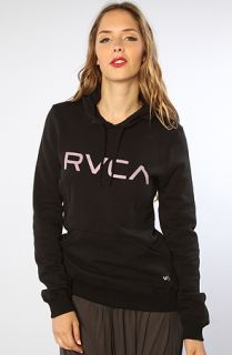 RVCA The Big RVCA Pullover Hoody in Black