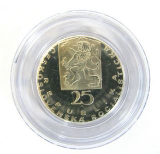  25 Korwn Koruna Crown 1969 Silver UNC Coin J Evangelista »