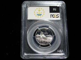 2001 S Flag Silver Rhode Island RI State Quarter PR69DCAM PCGS Proof