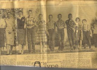 NEWSPAPER EVANSVILLE INDIANA SUNDAY COURIER AND PRESS 1958 GEORGE