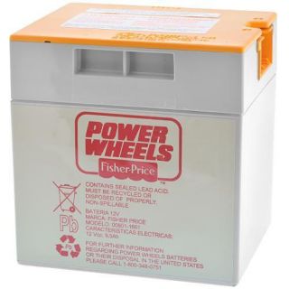 Genuine Fisher Price Power Wheels 12 Volt Battery for Jeep Hurricane