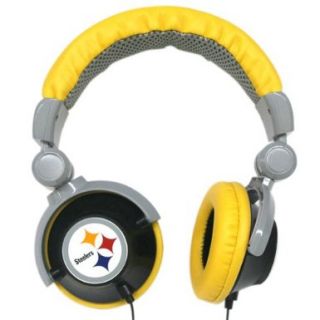 iHip NFL Licensed Pittsburgh Steelers Professional DJ Style Headphones