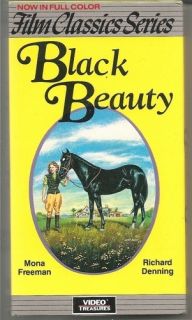  VHS Black Beauty Mona Freeman Richard Denning Evelyn Ankers COLORIZED