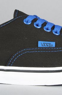 Vans Footwear The Authentic Lo Pro Sneaker in Black and Blue