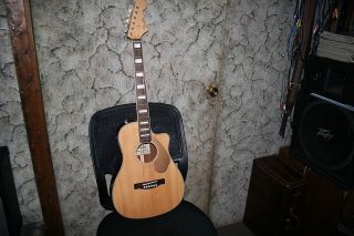 Fender Malibu Acoustic Electric Guitar