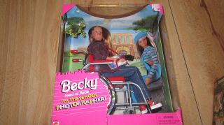 1998 IM The School Photographer Becky Barbies Friend in A Wheelchair