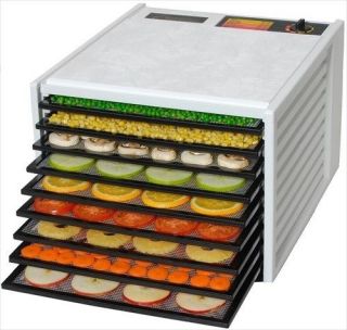 Excalibur 3900 Food Dehydrator 9 Tray White Electric Dryer Jerky Fruit