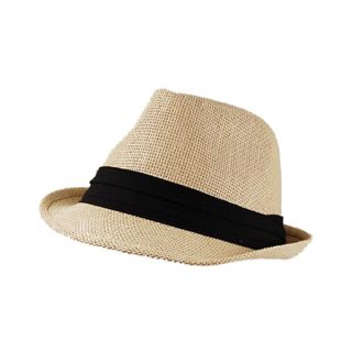 classic fedora trilby hat unisex cap fashion beige