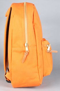 HERSCHEL SUPPLY The Settlement 12 Oz Canvas Backpack in Burnt Orange