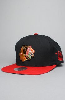 Mitchell & Ness The NHL Wool Snapback Hat in Black