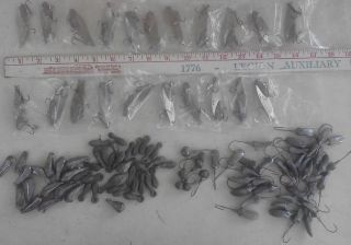 Tackle 21 Metal Blade Bait 36 Ditch Digger Lead Heads Walleye Fishing