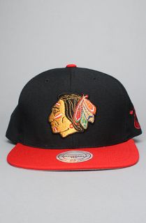 Mitchell & Ness The NHL Wool Snapback Hat in Black