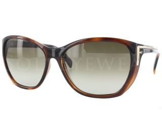 New Fendi 5219 214 Havana Brown Gradient Sunglasses