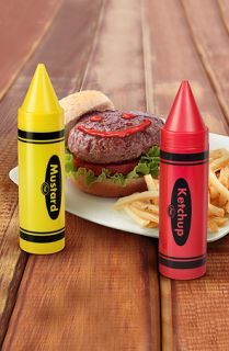 FRED The Crayums Ketchup Mustard Bottles