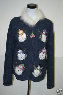  Tiara International Christmas Collect Sweater Sz M
