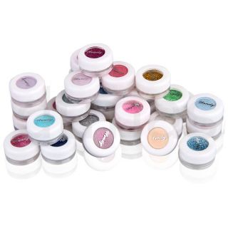 30 Mix Powder Pigment Glitter Mineral Eyeshadow Makeup