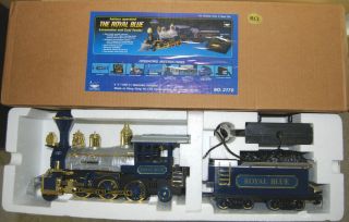 The Royal Blue Locomotive Coal Tender battery operated model train