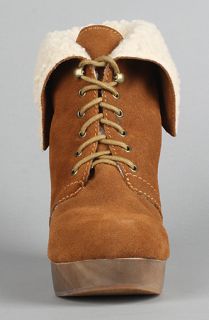 Naughty Monkey The Short Sweet Boot in Tan