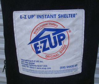 EZ Up Canopy 10 x 10 Ezup Pop Up Tent Gazebo 4 Walls Craft Fair Flea