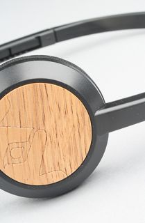 Frends Headphones The Premium Alli Headphone with Mic in Black Wood