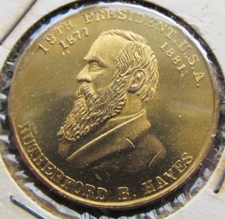 Rutherford B Hayes 19th President of USA Presidential History Coin