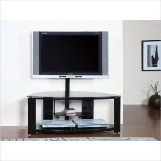 Powell Furniture Corner Flat Panel w/Post & Bracket TV Stand