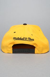Mitchell & Ness The Pittsburgh Steelers Wool Snapback Hat Black Yellow