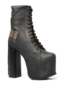 Jeffrey Campbell The Big Lita With Cross in Black Wash Multi
