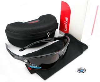NEW $150 BOLLE DRAFT SUNGLASSES   BLACK / EAGLE VISION 2 GOLF SPECIFIC