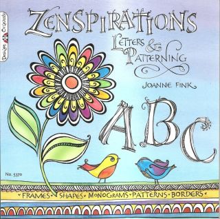 Zenspirations Letters Patterning Joanne Fink Zentangle Frames