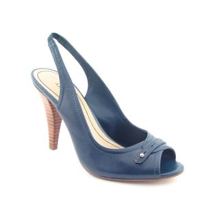 Alfani Finley Womens SZ 9 Blue Deep Teal Pumps Peep Toe Shoes