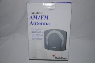 Radio Shack Indoor FM Am Amplified Antenna Boost Signal