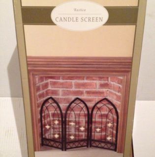 Rustica Fireplace Tealight Candle Holder Fireplace Screen