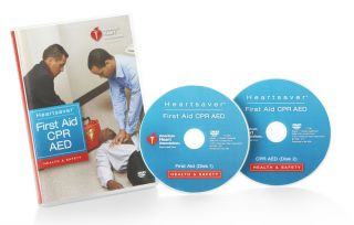 heartsaver first aid cpr aed dvd 2 dvd set