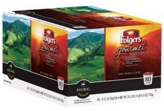 New 80 Folgers Lively Colombian K Cup Single Serve Coffee Pods 100
