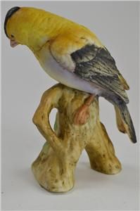 Lefton Gold Finch Figurine KW1251 Ceramic