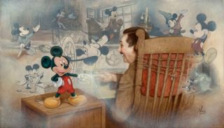 Touch of Magic Disney Fine Art Giclee by Mike Kupka Mint