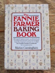 The Fannie Farmer Baking Book by Marion Cunningham 1984 Hardcover